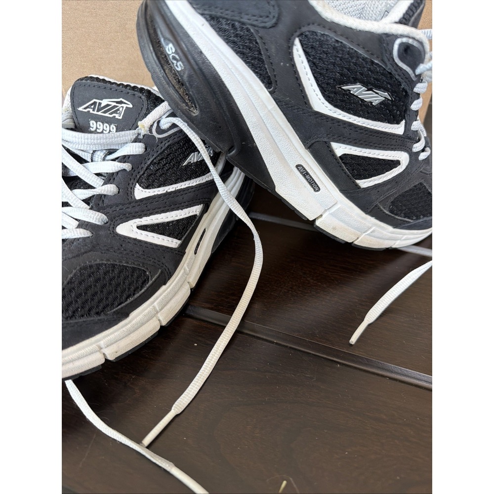 Avia Womens 6.5 Tennis Shoes Avi-Motion Black White A9999WBHS.5
